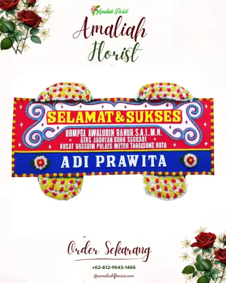 Papan Bunga Ucapan Selamat Karah
